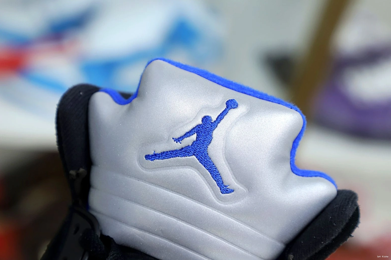 1st Kicks Shoes RETRO SportInspired 1971 Kimikick AIR 'RACER 5 JORDAN AIR JORDAN BLUE' 1201